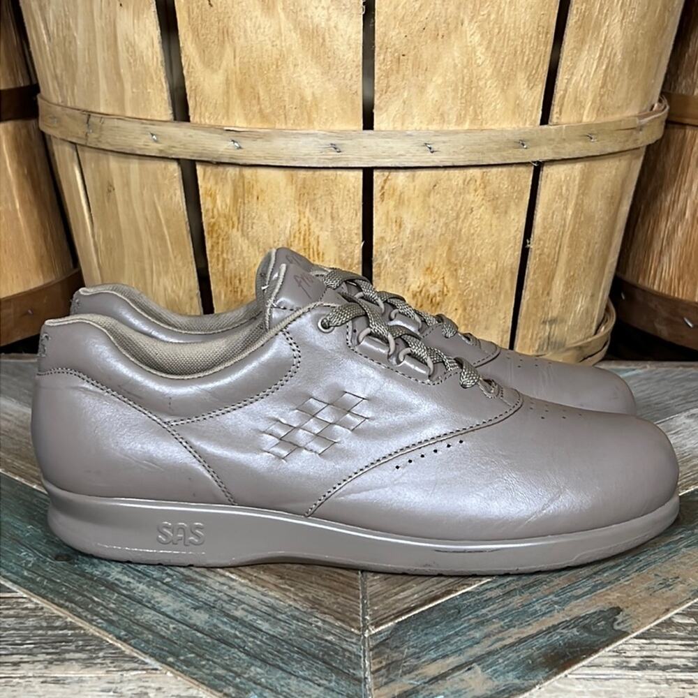 SAS Free Time Mocha Leather Tripad Comfort Walking Shoes Womens Size 9 NARROW